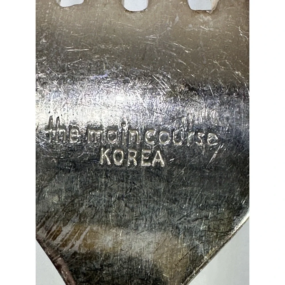 61 Pieces The Main Course Korea Silverplate Ribbed Plume Tip Flatware Set MNF48